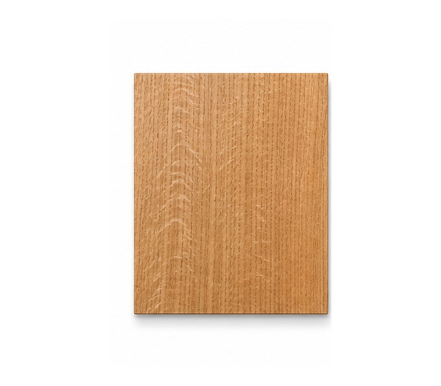 White oak cabinet wood sample